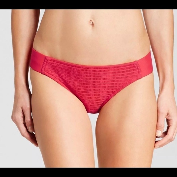 RED Cheeky bikini Bottom Mossimo Swimwear - Picture 1 of 6